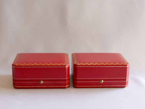 カルティエ時計の箱 ビッグサイズ 2個セット 1，000円スタート