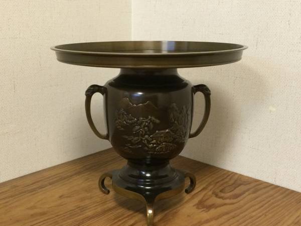 花器 唐銅 薄端 - Yahoo!オークション 「唐銅薄端」の落札相場・落札 