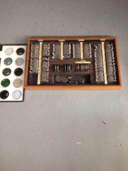 レトロ 古い検眼レンズ セット 昭和 眼鏡 眼科