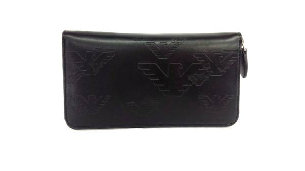 ◆新品◆EMPORIO ARMANI アルマーニ　長財布　黒