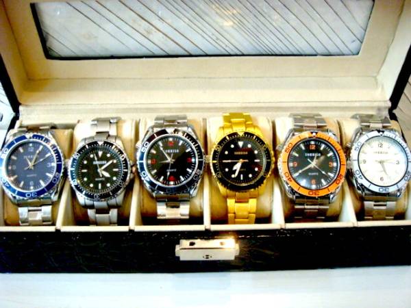 新作新品◆豪華６本SETSORRISO腕時計◆デイトナTYPE １円～
