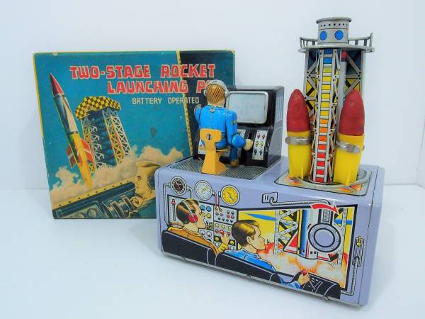 箱付き☆TWO-STAGE ROCKET LAUNCHING PAD 発射台 野村トーイ