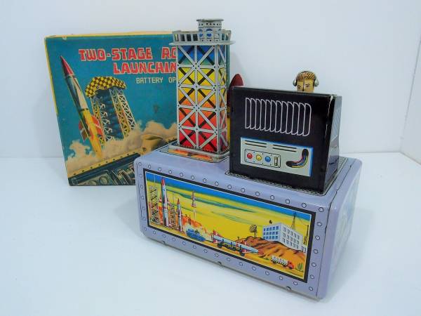 箱付き☆TWO-STAGE ROCKET LAUNCHING PAD 発射台 野村トーイ