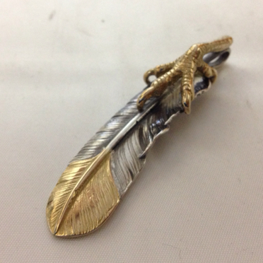 ゴローズ 金爪付特大先金フェザー キムタク 激レア品 引出し特注
