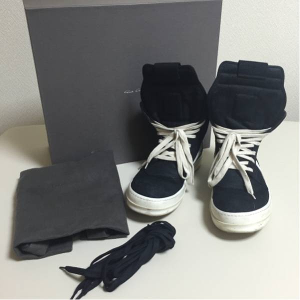 15AW RICK OWENS リック ジオバスケットスニーカー カニエ gd