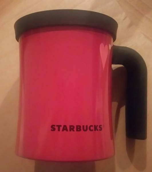 スターバックス | ピンク バレンタイン ハート ステンレスマグ