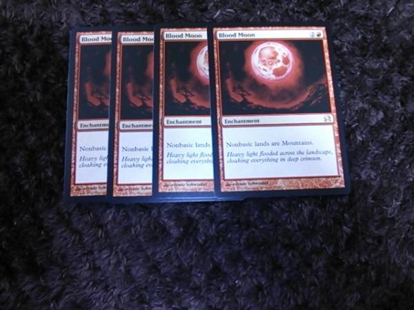 CHR 血染めの月 / Blood Moon 四枚セット　英語 MTG 血染めの月 英語版 4枚まで 血染めの月⁄Blood Moon_英語_ザ
