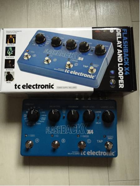 新品同様 tc electronic Flashback X4 ディレイ ルーパー エフェクター