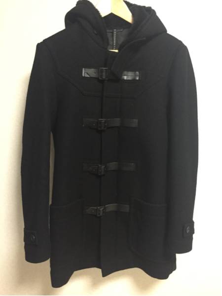NEIL BARRETT ダッフルコート ニールバレット 黒 44 BLACKBARRETT by Neil Barrett ダッフルコート ブラックバレット