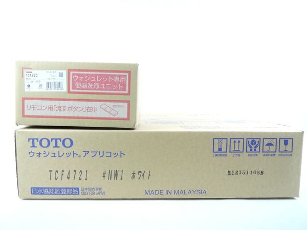 未使用 TOTO ウォシュレット apricot TCF4721 AK #NW1 Y1699638