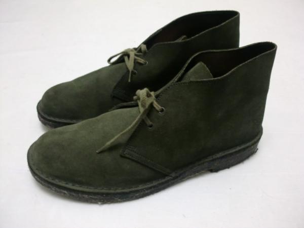 スロベニア製　CLARKS　クラークス　デザートブーツ　深緑　２６