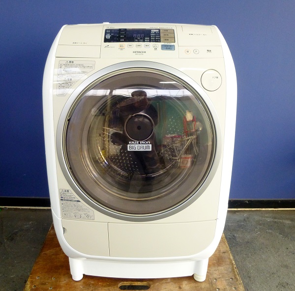 日立 ヒートリサイクル 9.0kg ななめ型ドラム式洗濯乾燥機