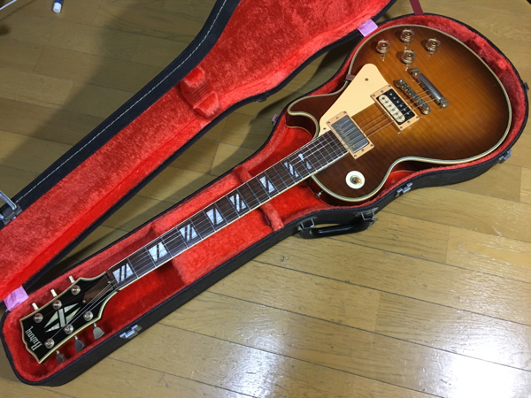 BURNY RSC-80 レスポールカスタム ニールショーン トラ杢 美品