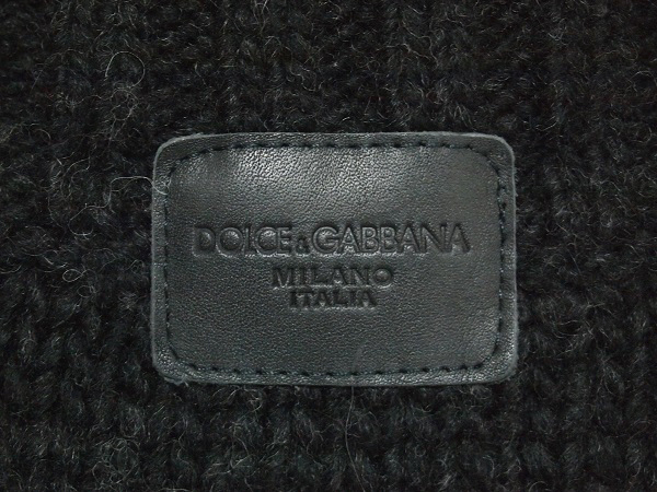 4DGドルガバ新品本物１円 アルパカ混合 ニットダウンブルゾン 48