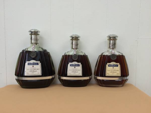 古酒 マーテル XO コルドン スプリーム 3本 グリーンボトル他