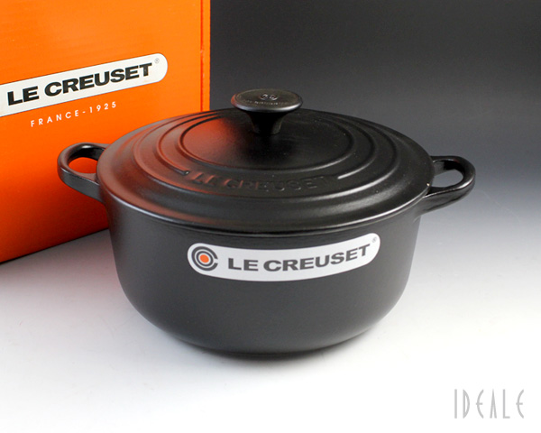 キッチン・食器 LE CREUSET ブラック 両手鍋 20cm