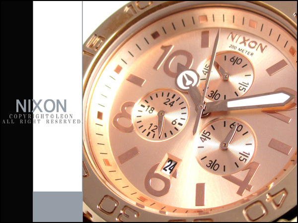 在庫限り アウトレット価格 NIXON ニクソン 42-20 ピンクゴールド 