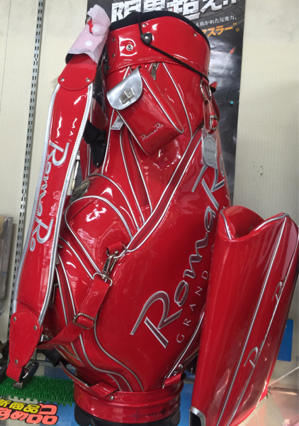 RomaRo シルバー/レッド キャディバッグ RomaRo シルバー/レッド キャディバッグ 人気定番，お得】 ☆新型新品