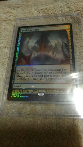沸騰する小湖/Scalding Tarn Zendikar Expeditions FOIL Japanese
