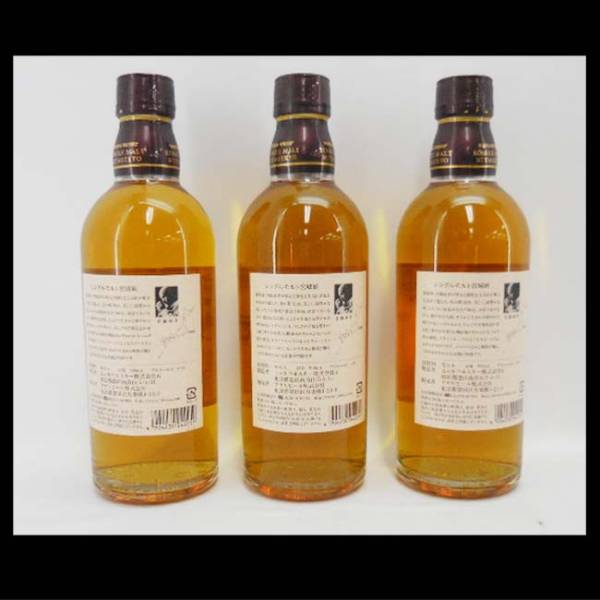 ★未開栓 シングルモルト 宮城峡 500ml 3種セット ニッカウイスキー 未開栓】3本セット ニッカ シングルモルト 宮城峡 500ml ② ウイスキー