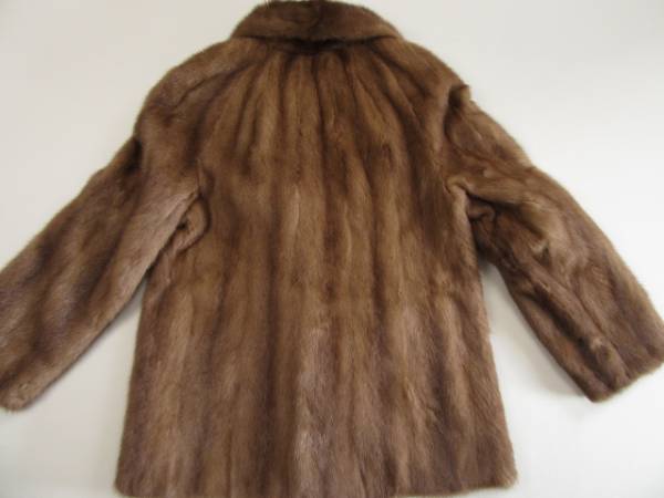 MINK 毛皮 ハーフコート コート ファーコート リアルファー レディース 