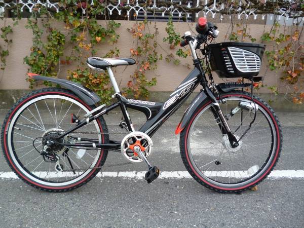 ☆ 22 B/S EX9 6段変速 デジメタ LED3灯オ-トL 鍵付 BAA 黒 ☆