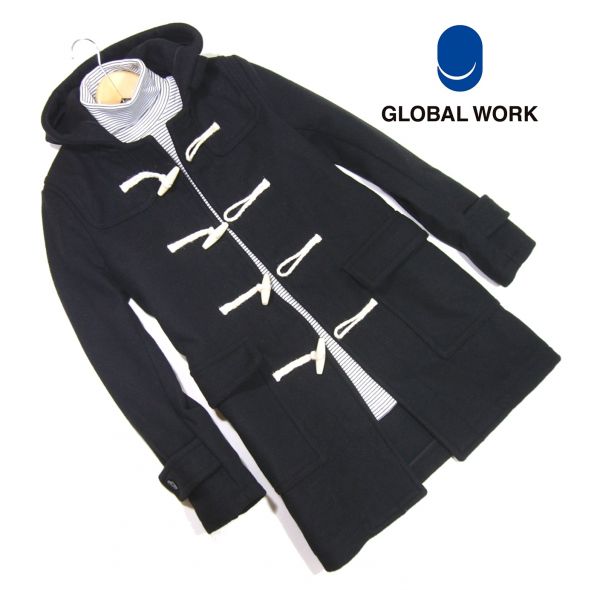 新品★ グローバルワーク メルトン ダッフルコート S