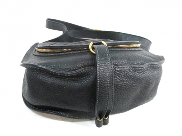 クロエ ショルダーバッグ マーシー 黒 レザー Chloe
