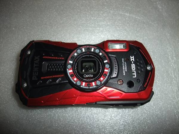 PENTAX optio WG-2 防水 耐衝撃 PENTAXWG-2色:バーミリオンレッド
