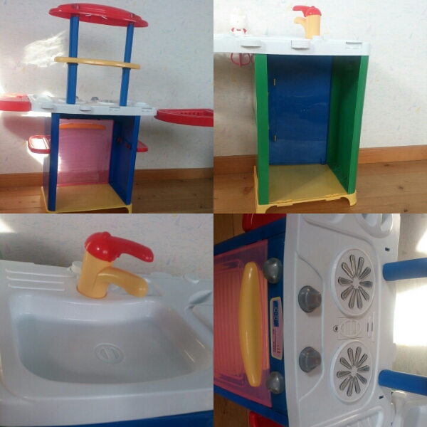 キッチンシンク☆おままごとセット☆野菜、包丁、お皿付き