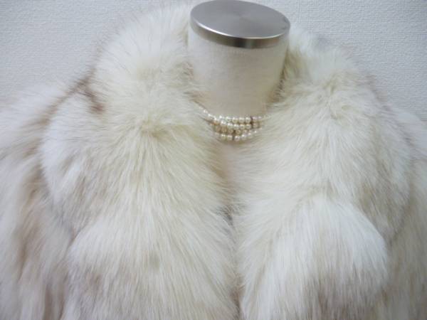 SAGA】□ブルーフォックス□ハーフコート□ユーズド□11号□ ブルー