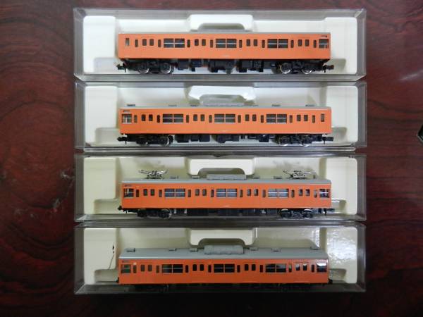 エンドウ 201系 通勤電車 ４台セット　中古美品