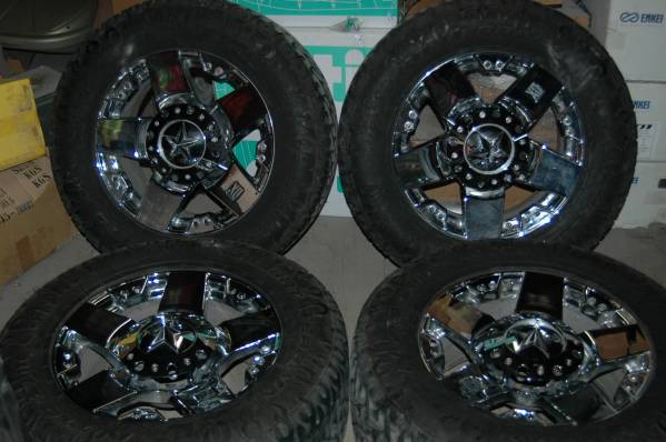 格安!! KMC XD775 rockstar chrome nittoタイヤ付 18-139.7