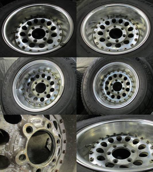 15×8.5Jマイナス31PCD139.7 6穴 265/70R15