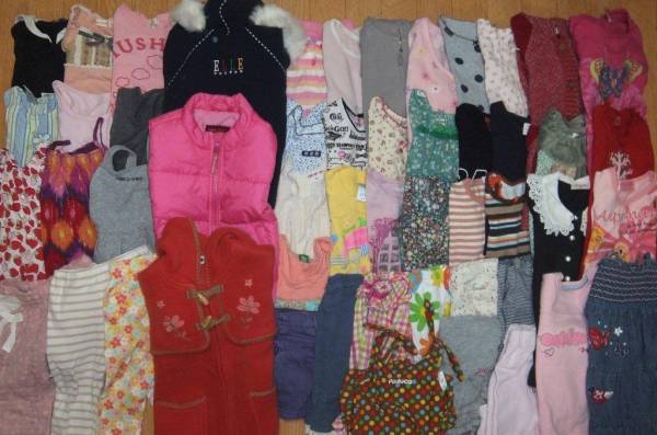 ブランド入福袋80～95cm女子52点GAP KP ELLE 等