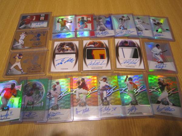 2014 Leaf Trinity Valiant Draft Auto Patch 直筆 20枚組