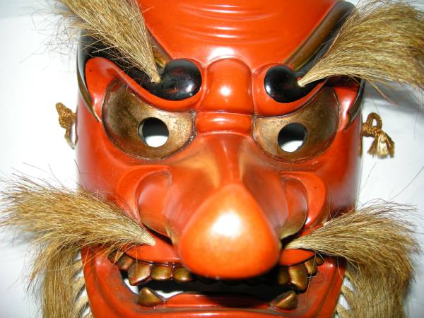 天狗 天狗面 猿田彦 神楽面 お面 れちゃん】「猿田彦 命」 お面