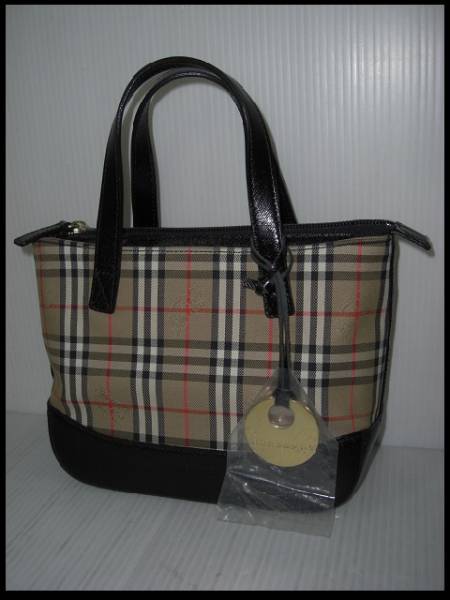 美品BURBERRY ☆美品☆BURBERRY ミニハンドバッグ バーバリー ミニ