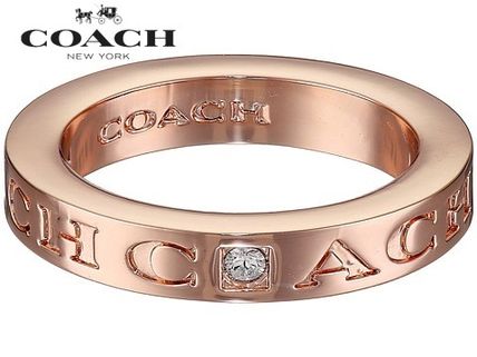 COACH リング コーチ COACHピンクゴールド3連リングの通販 by cham