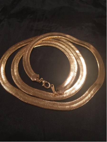 K18GP刻印あり 80cm B系 ブリンブリン アバランチ 系 売り切り