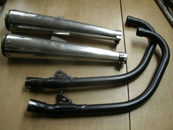 ♪GB250クラブマン/社外マフラー/スパトラ2本出し/ワンオフ品☆