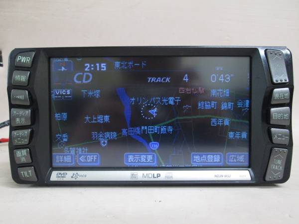 (658)トヨタ純正 DVDナビ ND3N-W53 チェックOK
