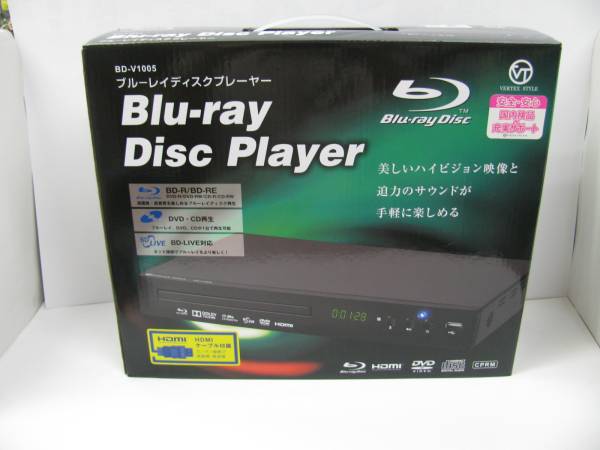 VERTEX Blu-ray | BD-V1006 ブルーレイディスクプレイヤー -vertex