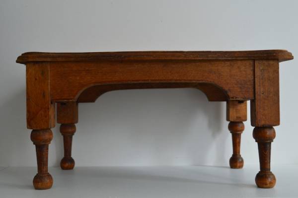 フランスアンティークテーブル玩具置き台アトリエ世紀猫足古物机