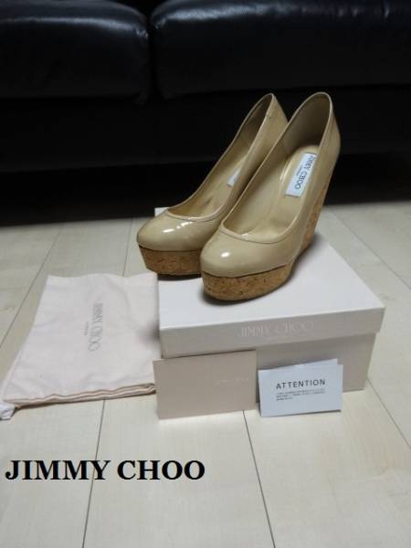 JIMMY　CHOO★ジミーチュウ★ウェッジソール★36★美品★正規
