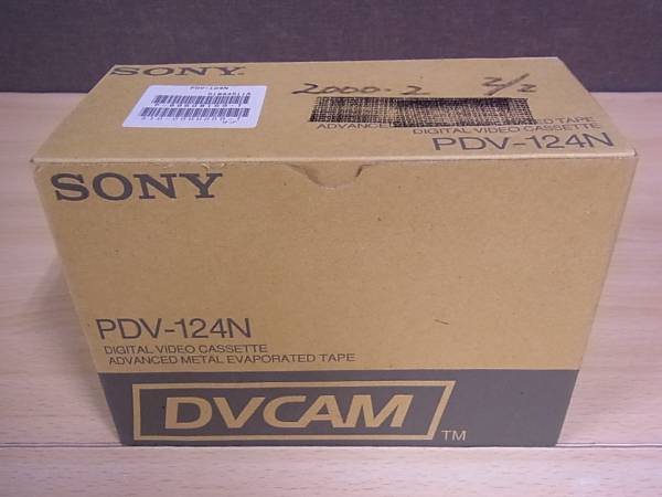 未開封 SONY DVCAMテープ PDV-124N 10本セット2 元箱入/D355/1 プロ用