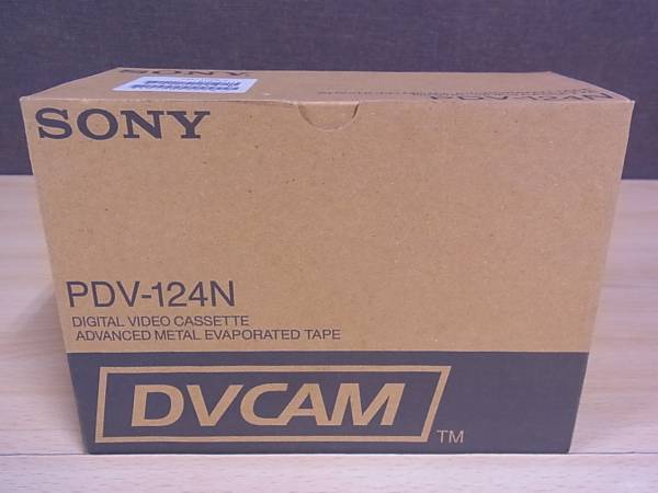 ソニーDVCAMテープ  PDV-124N  未使用10本セット 未開封 SONY DVCAMテープ PDV-124N 10本セット6 元箱入/D359/1 xvpbvx