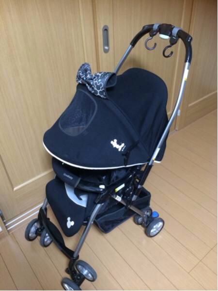 ディズニー ミッキー 両対面A型 ベビーカー GoodBabyの製品 美品