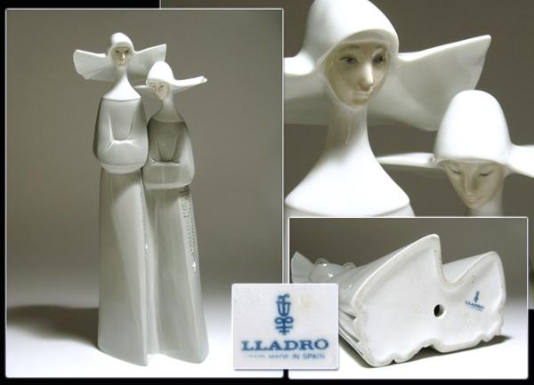 ∇花∇「リヤドロ」フィギュリン『修道女』高さ33cm