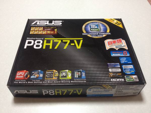 【即決で送料無料】ASUS マザーボード P8H77-V 中古